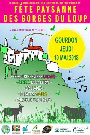 Fête paysanne des Gorges du Loup à Gourdon (06) - 2018