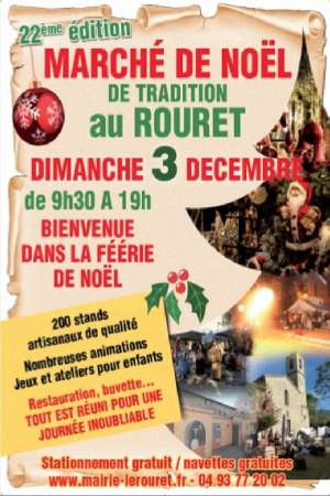 Marché de Noël du Rouret (06) - 22ème édition
