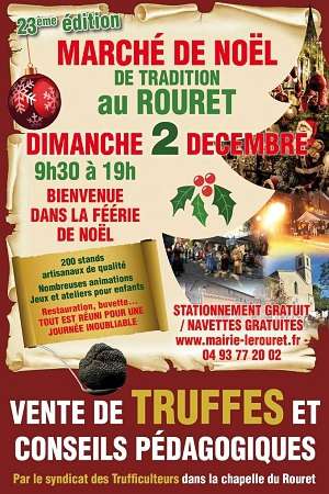 Marché de Noël du Rouret (06) - 23ème édition