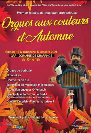 Orgues aux couleurs d'automne - Gap - 16 et 17-10-2021